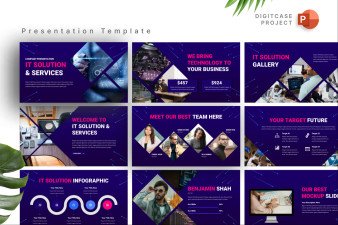 IT Solution & Services PowerPoint Template